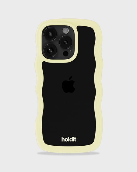 Phone Case Wavy Lemonade/Transparent iPhone 16 Pro Max