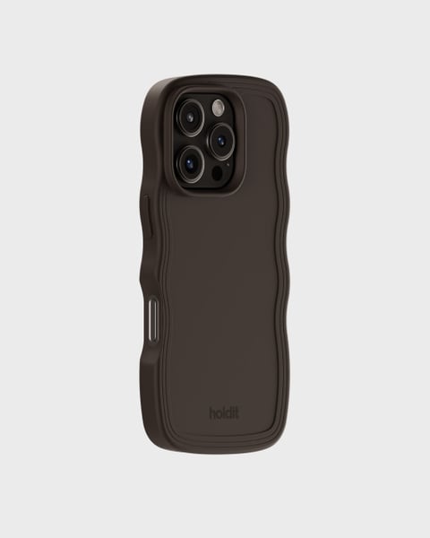 Phone Case Wavy Chocolate iPhone 16 Pro Max