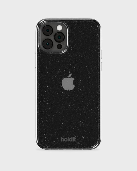 Phone Case Glitter Black iPhone 12 Pro