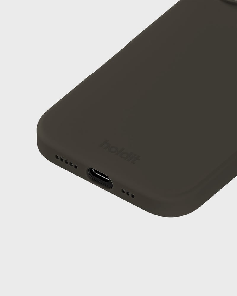 Phone Case Silicone Charcoal iPhone 16
