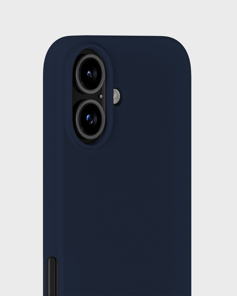 Phone Case Silicone Midnight Blue iPhone 16