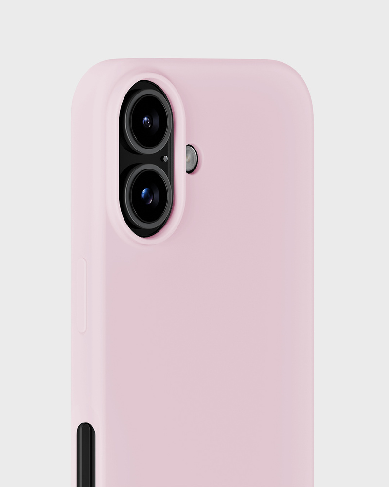 Phone Case Silicone Pale Pink iPhone 16