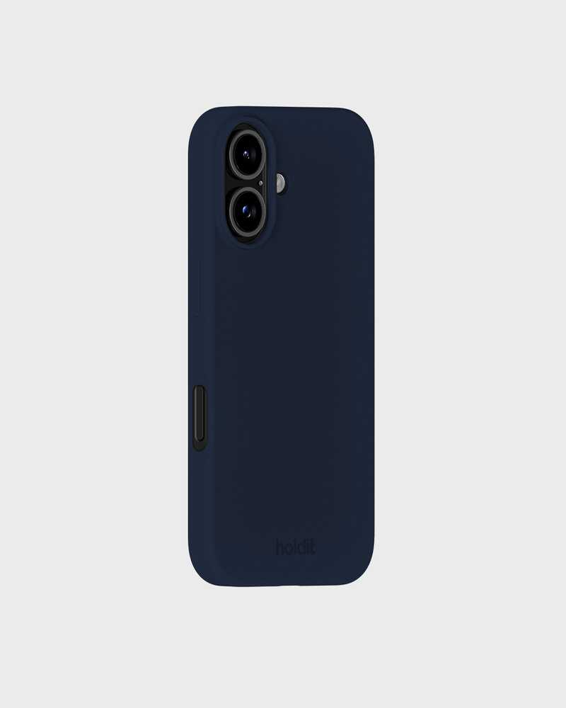 Phone Case Silicone Midnight Blue iPhone 16