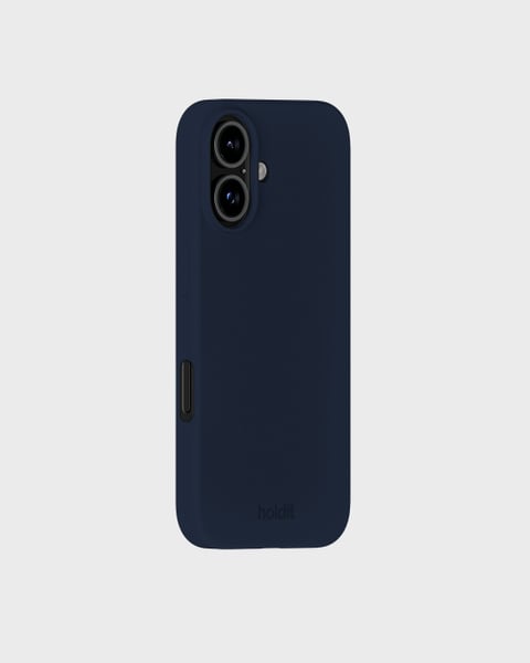 Phone Case Silicone Midnight Blue iPhone 16