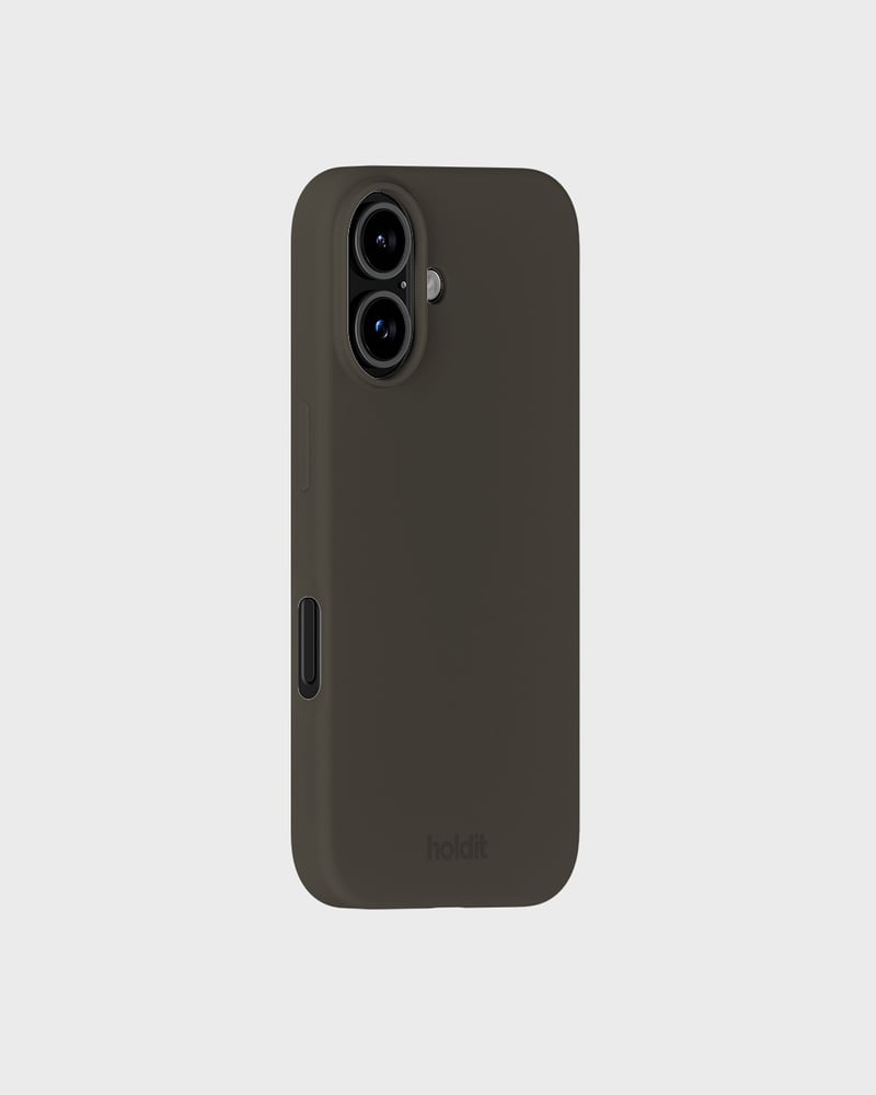 Phone Case Silicone Charcoal iPhone 16