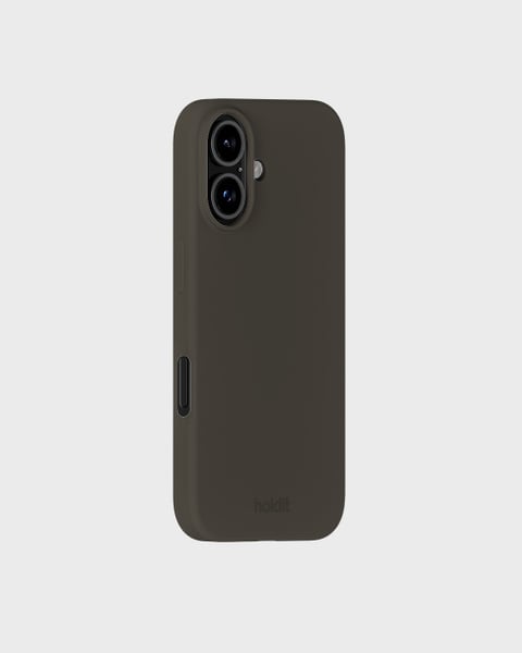 Phone Case Silicone Charcoal iPhone 16