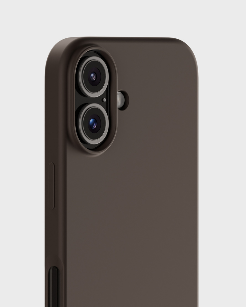 Phone Case Silicone Chocolate iPhone 16