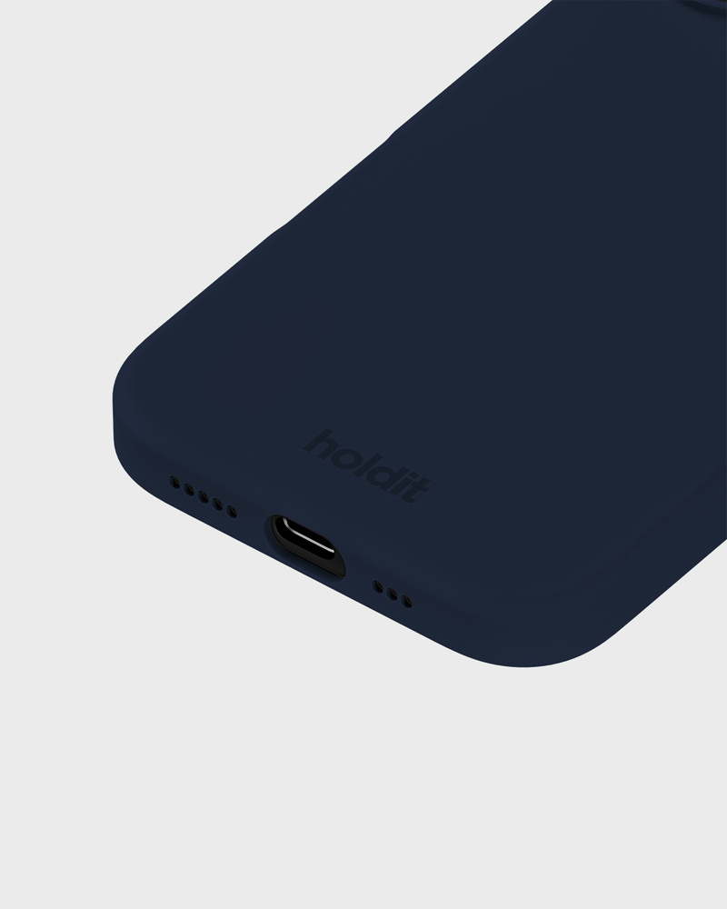 Phone Case Silicone Midnight Blue iPhone 16