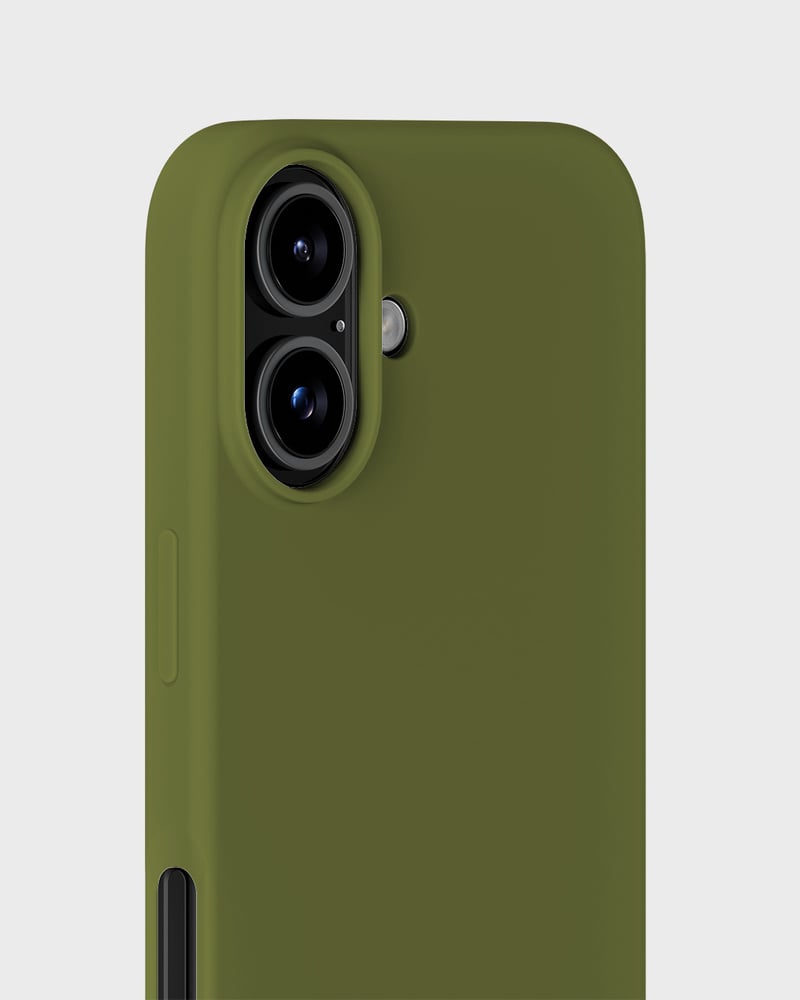 Phone Case Silicone Pickled Green iPhone 16