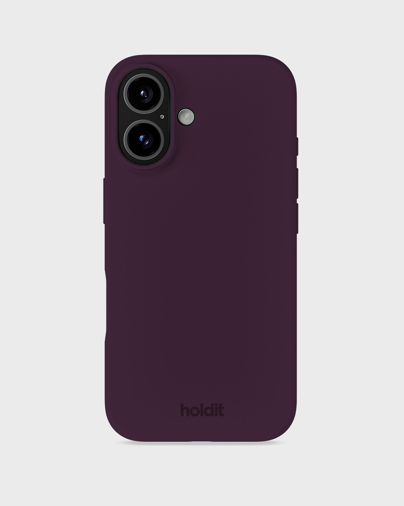 Phone Case Silicone Deep Plum iPhone 16
