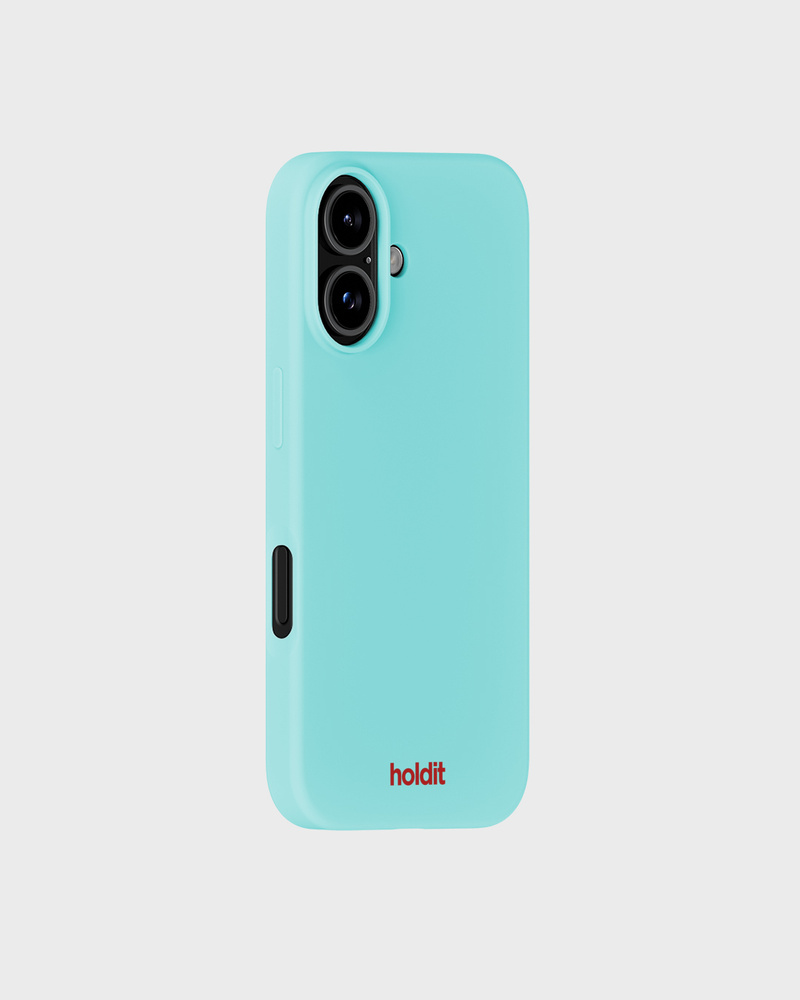 Phone Case Silicone Turquoise iPhone 16
