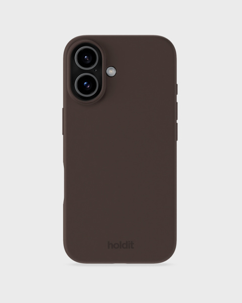 Phone Case Silicone Chocolate iPhone 16