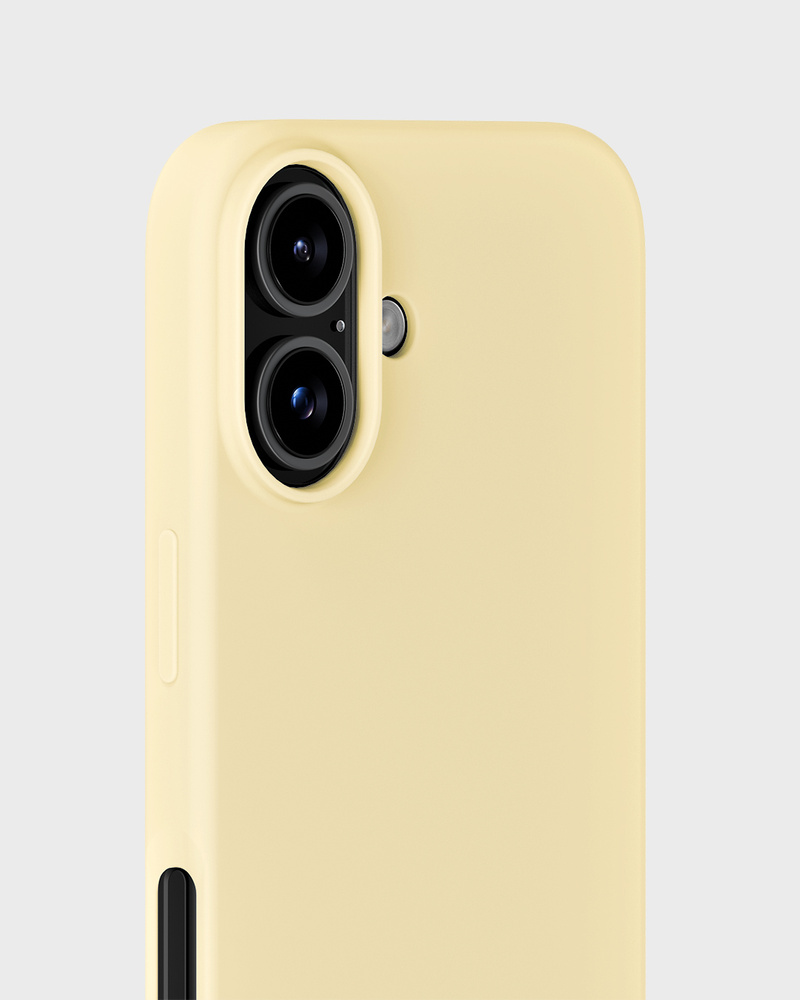 Phone Case Silicone Butter Yellow iPhone 16