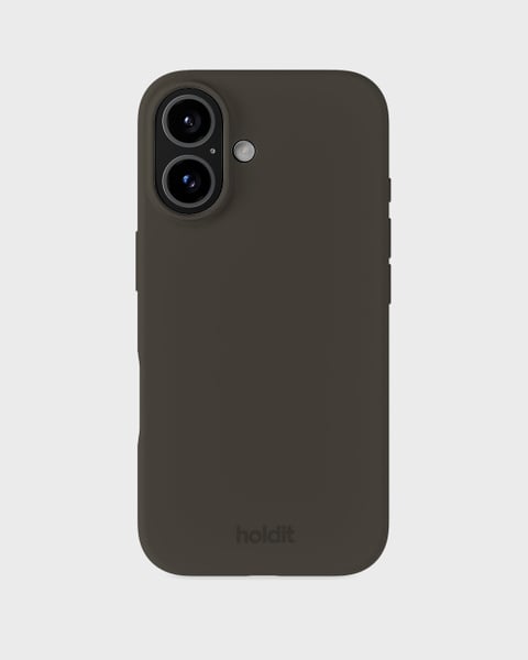 Phone Case Silicone Charcoal iPhone 16