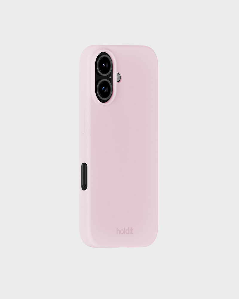 Phone Case Silicone Pale Pink iPhone 16