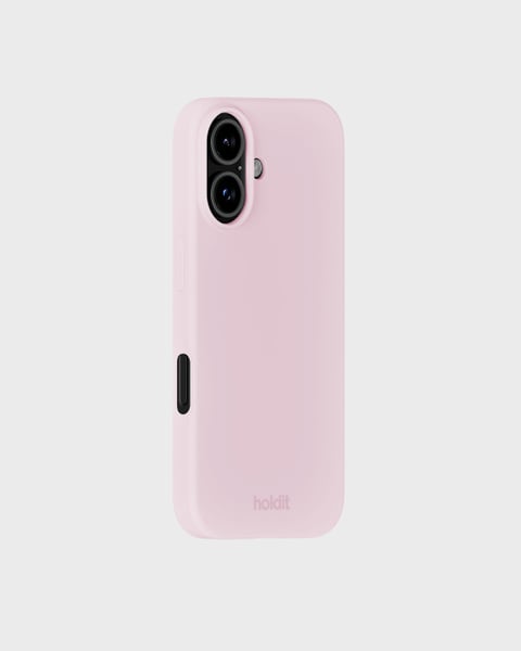 Phone Case Silicone Pale Pink iPhone 16