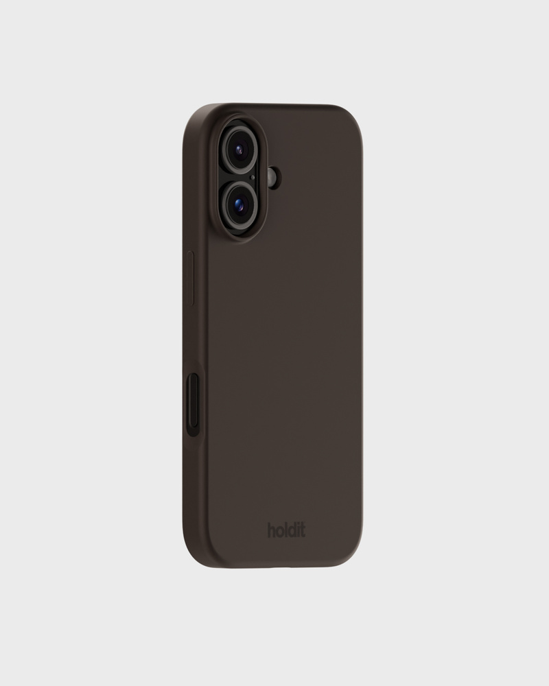 Phone Case Silicone Chocolate iPhone 16