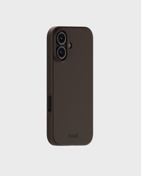 Phone Case Silicone Chocolate iPhone 16