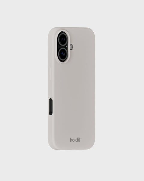 Phone Case Silicone Wool Gray iPhone 16