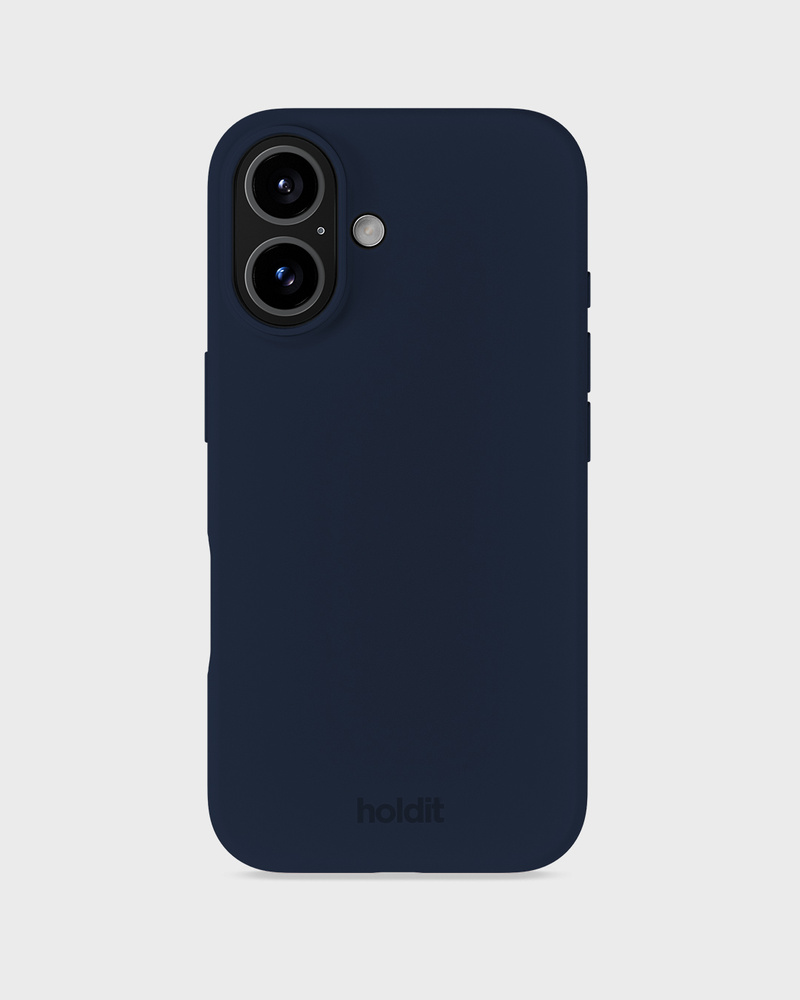 Phone Case Silicone Midnight Blue iPhone 16