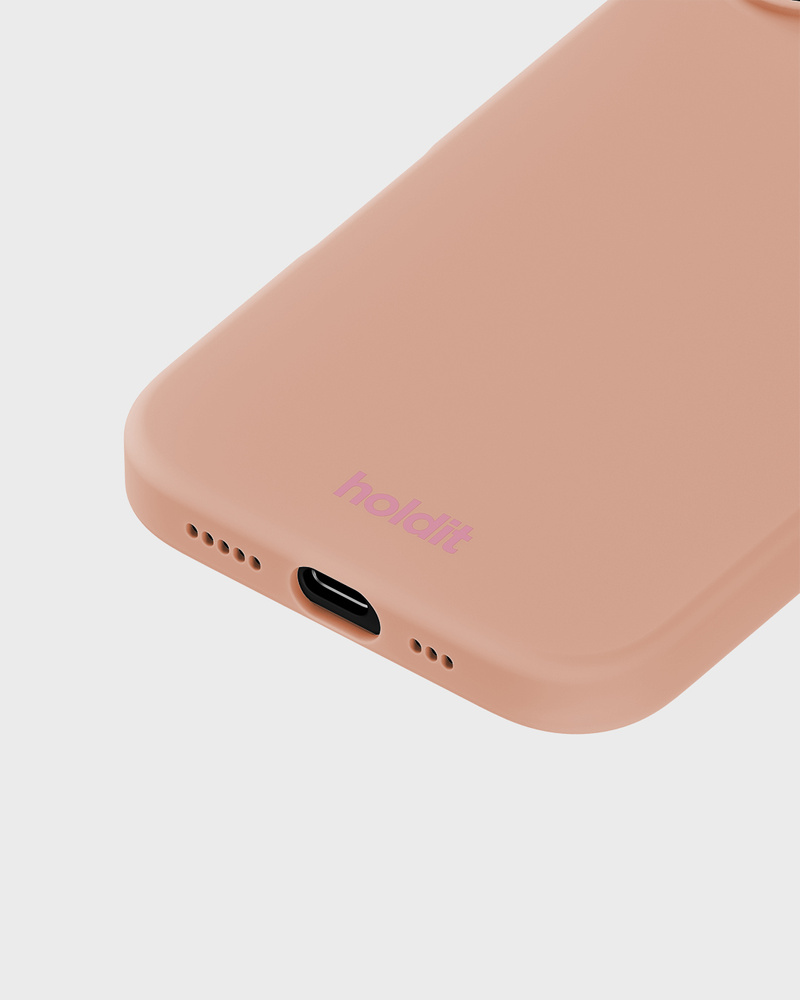 Phone Case Silicone Bare Pink iPhone 16