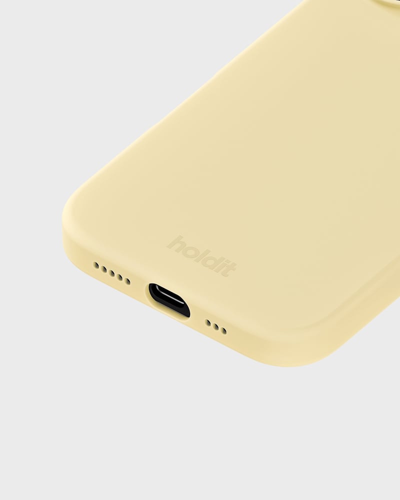 Phone Case Silicone Butter Yellow iPhone 16