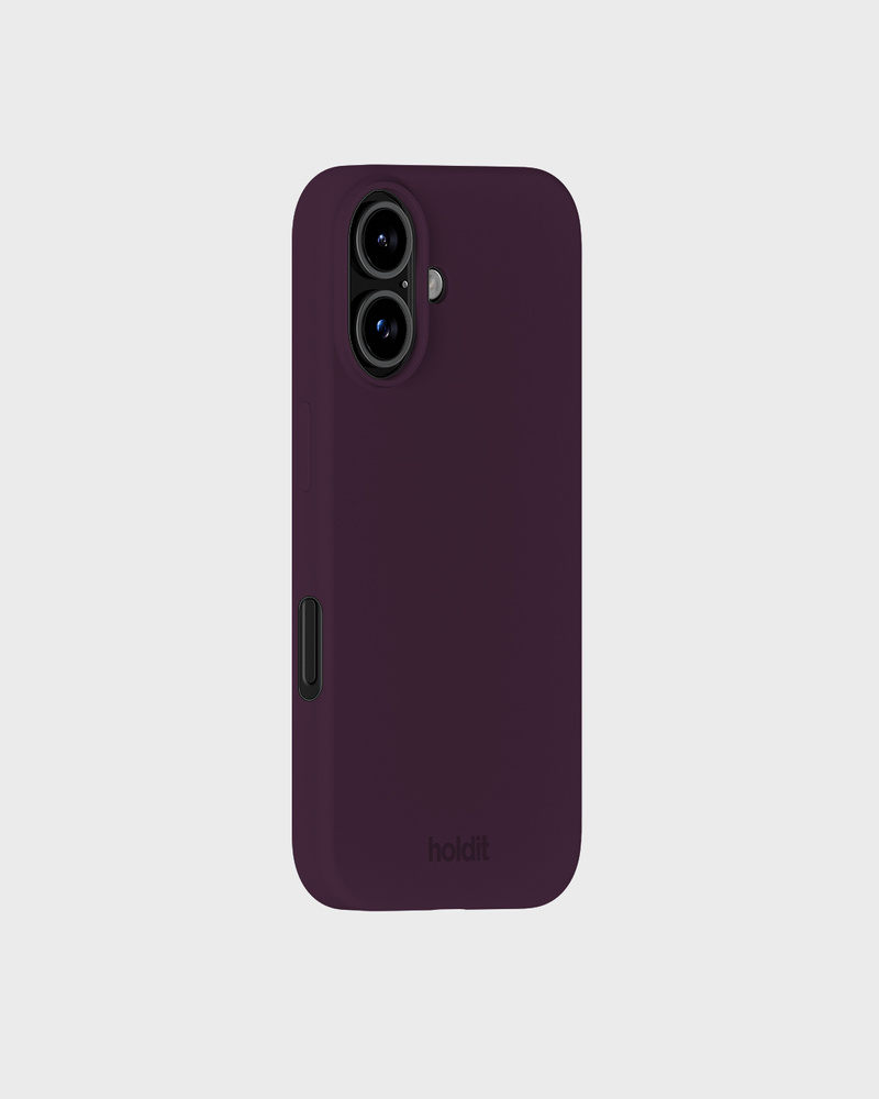 Phone Case Silicone Deep Plum iPhone 16
