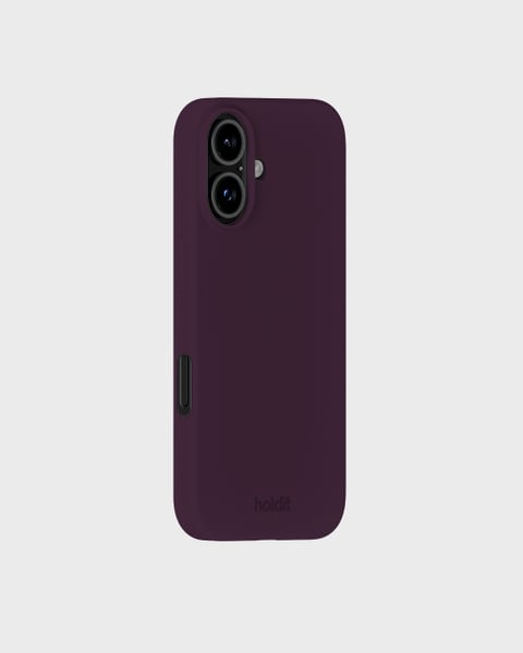 Phone Case Silicone Deep Plum iPhone 16