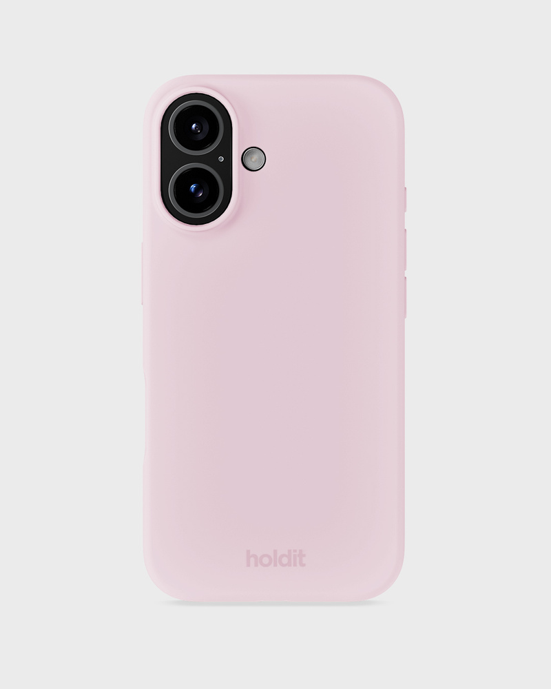 Phone Case Silicone Pale Pink iPhone 16