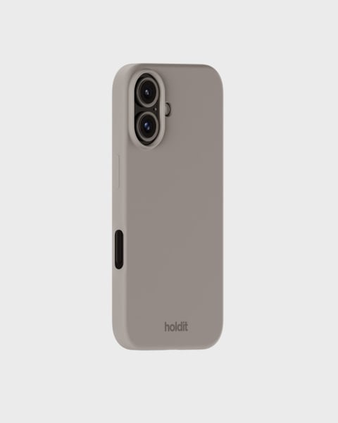 Phone Case Silicone Taupe iPhone 16 Plus