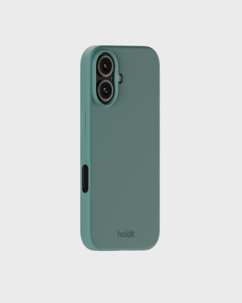 Phone Case Silicone Moss Green iPhone 16 Plus
