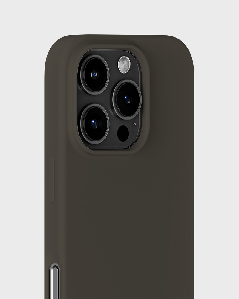 Phone Case Silicone Charcoal iPhone 16 Pro