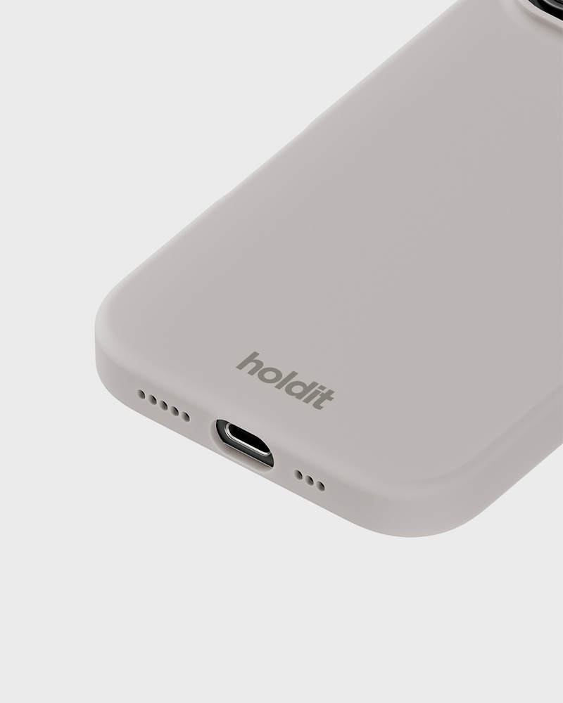 Phone Case Silicone Wool Gray iPhone 16 Pro