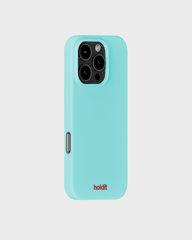 Phone Case Silicone Turquoise iPhone 16 Pro