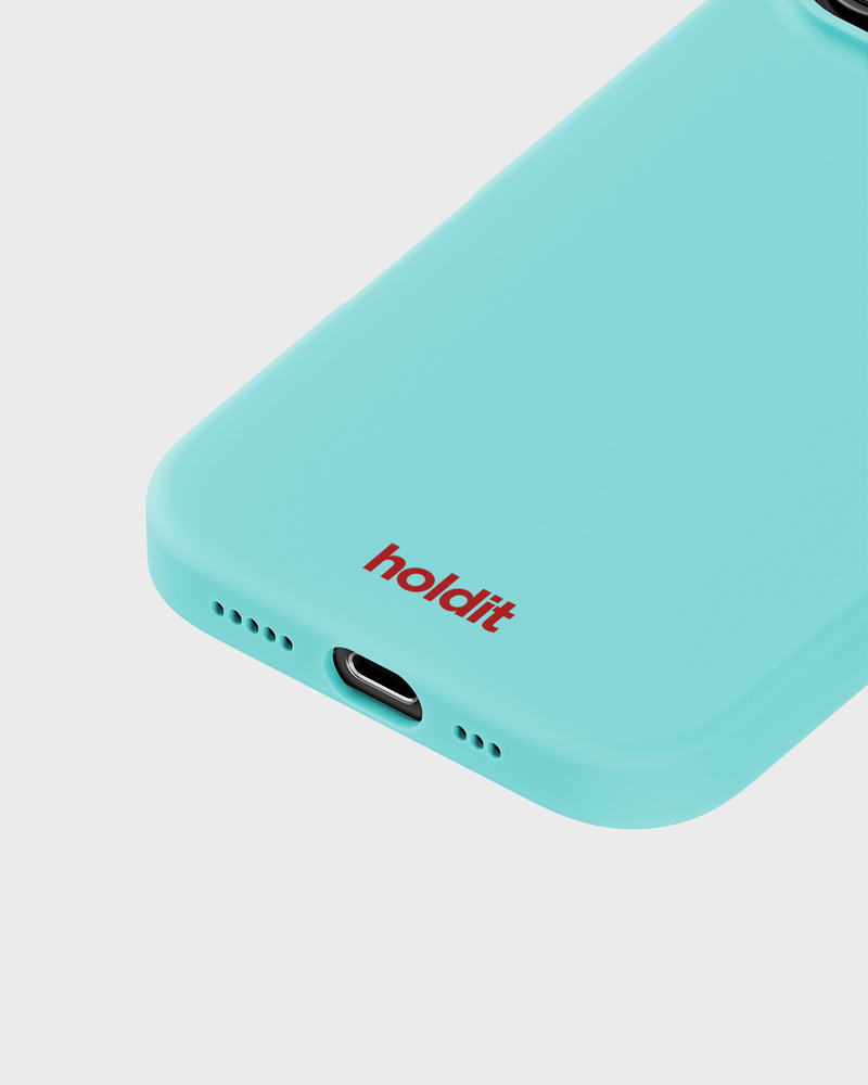 Phone Case Silicone Turquoise iPhone 16 Pro
