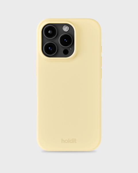 Phone Case Silicone Butter Yellow iPhone 16 Pro