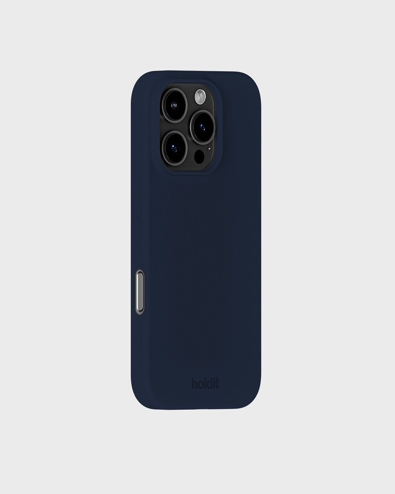 Phone Case Silicone Midnight Blue iPhone 16 Pro