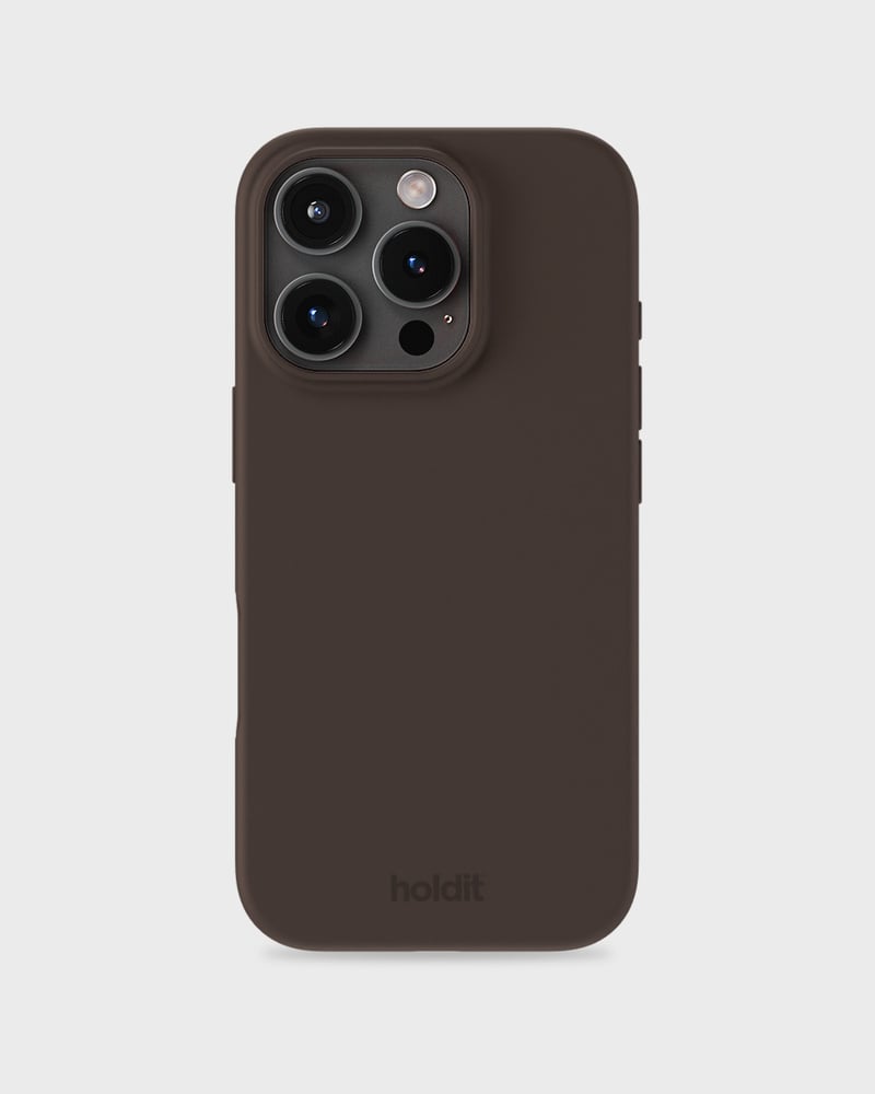 Phone Case Silicone Chocolate iPhone 16 Pro