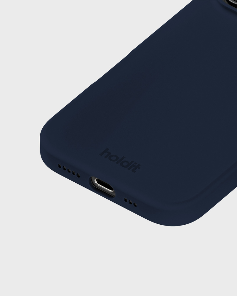 Phone Case Silicone Midnight Blue iPhone 16 Pro