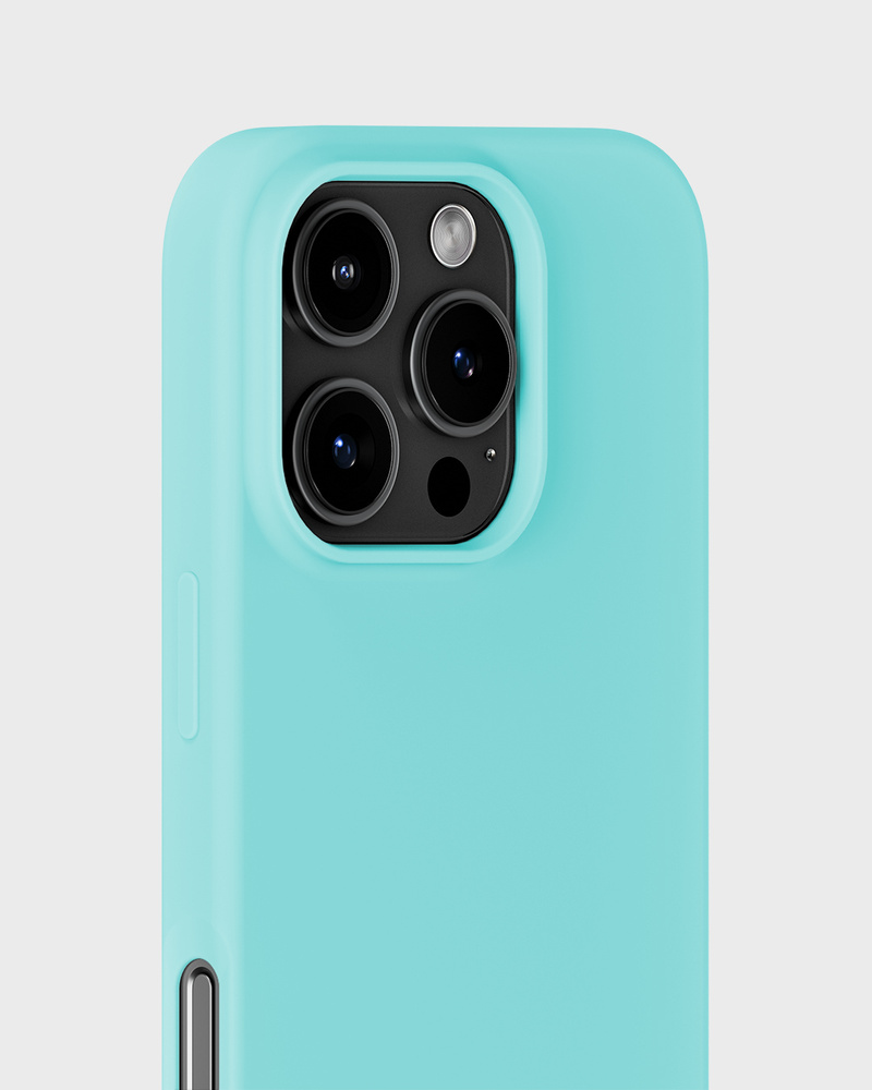Phone Case Silicone Turquoise iPhone 16 Pro