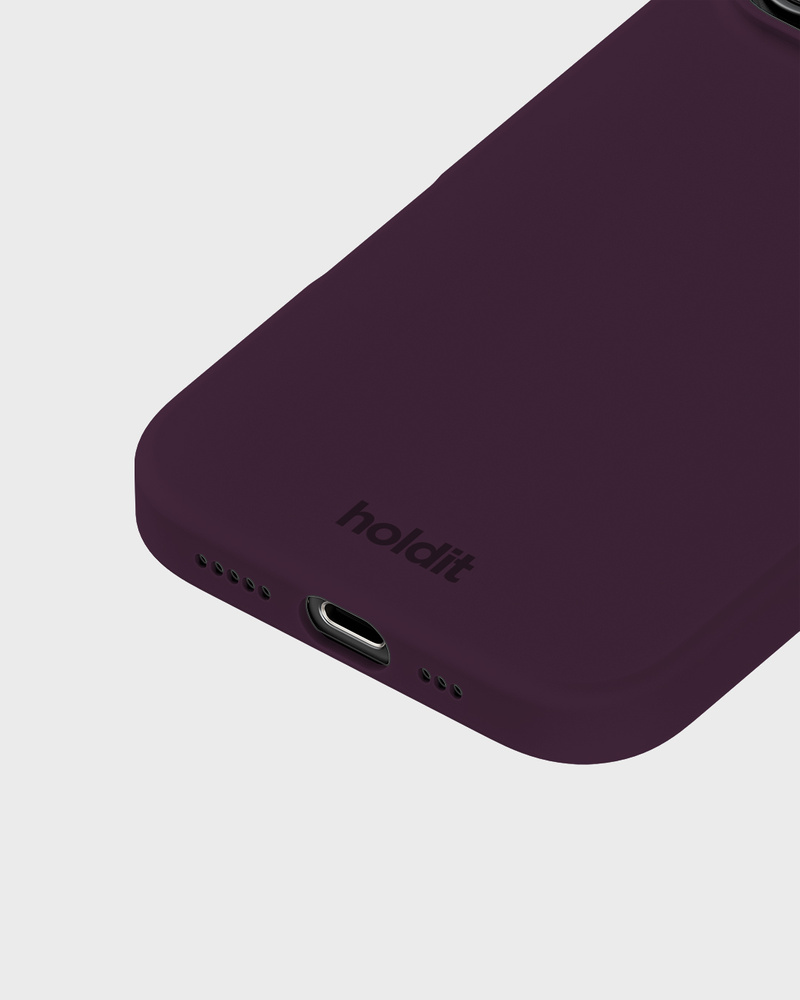 Phone Case Silicone Deep Plum iPhone 16 Pro