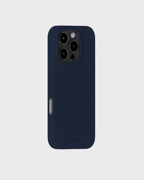 Phone Case Silicone Midnight Blue iPhone 16 Pro Max