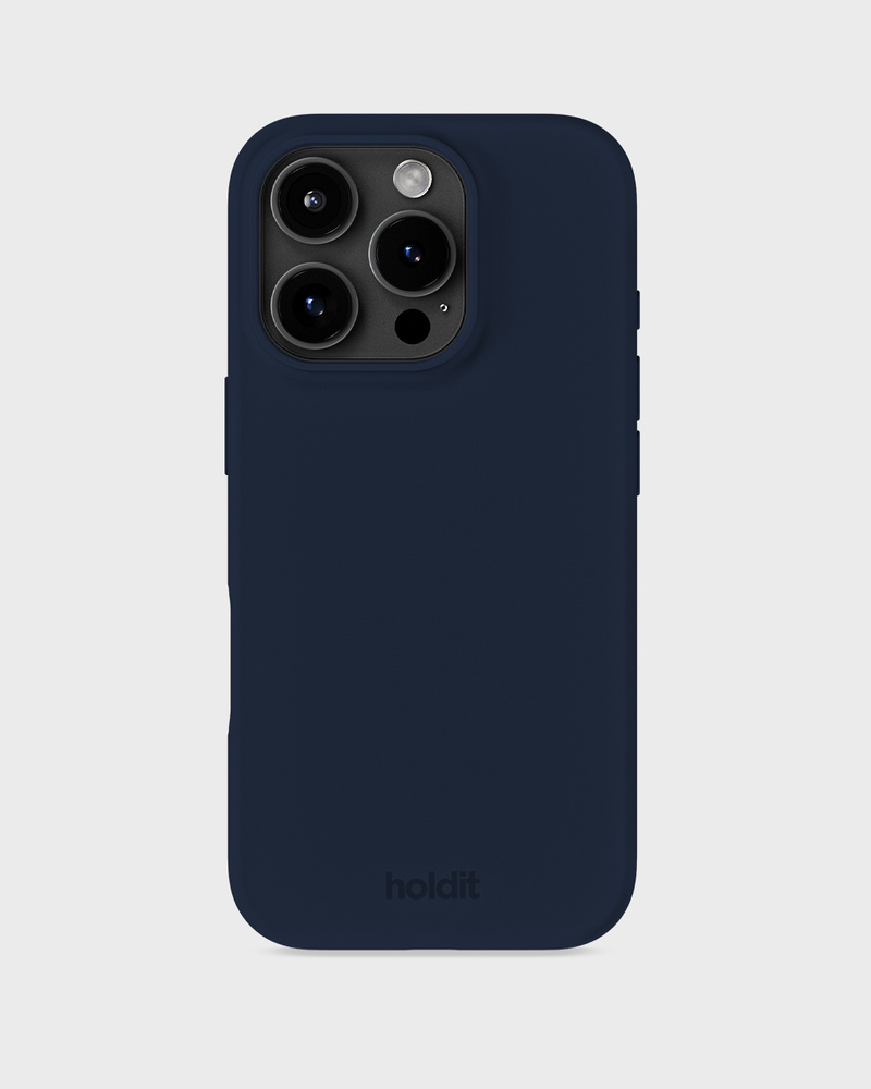 Phone Case Silicone Midnight Blue iPhone 16 Pro Max