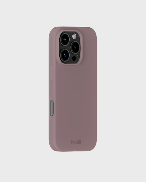 Phone Case Silicone Mauve iPhone 16 Pro Max