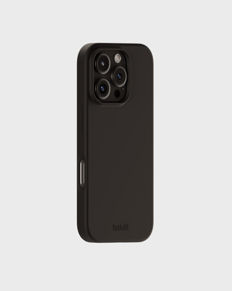 Phone case silicone Black iPhone 16 Pro Max