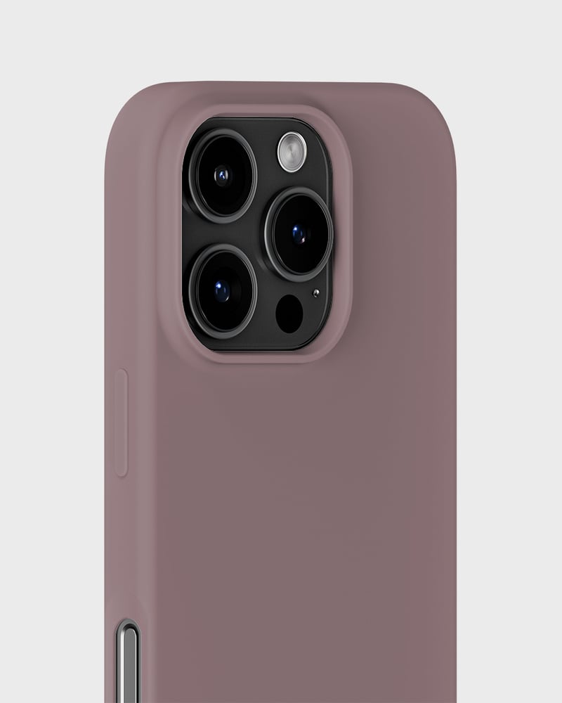 Phone Case Silicone Mauve iPhone 16 Pro Max