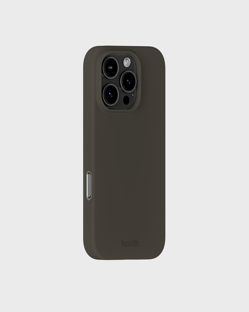 Phone Case Silicone Charcoal iPhone 16 Pro Max