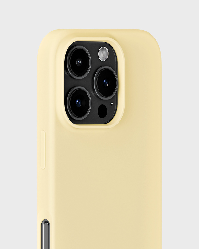 Phone Case Silicone Butter Yellow iPhone 16 Pro Max