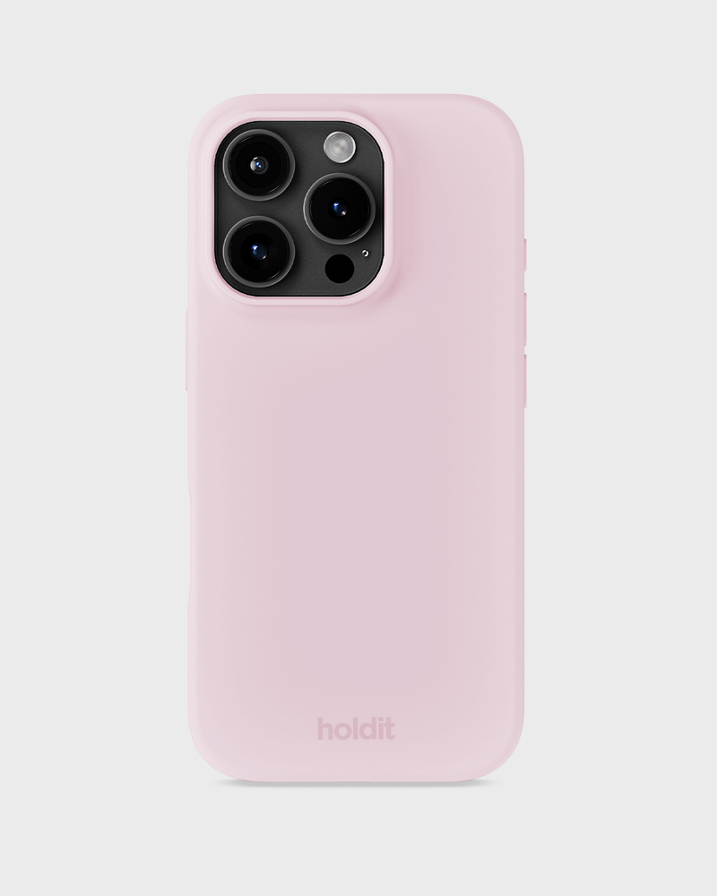 Phone Case Silicone Pale Pink iPhone 16 Pro Max