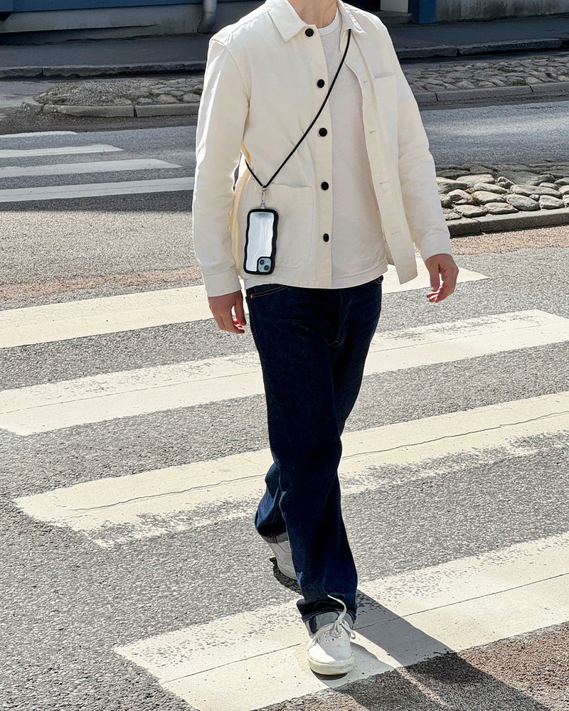 Crossbody Strap Black One Size